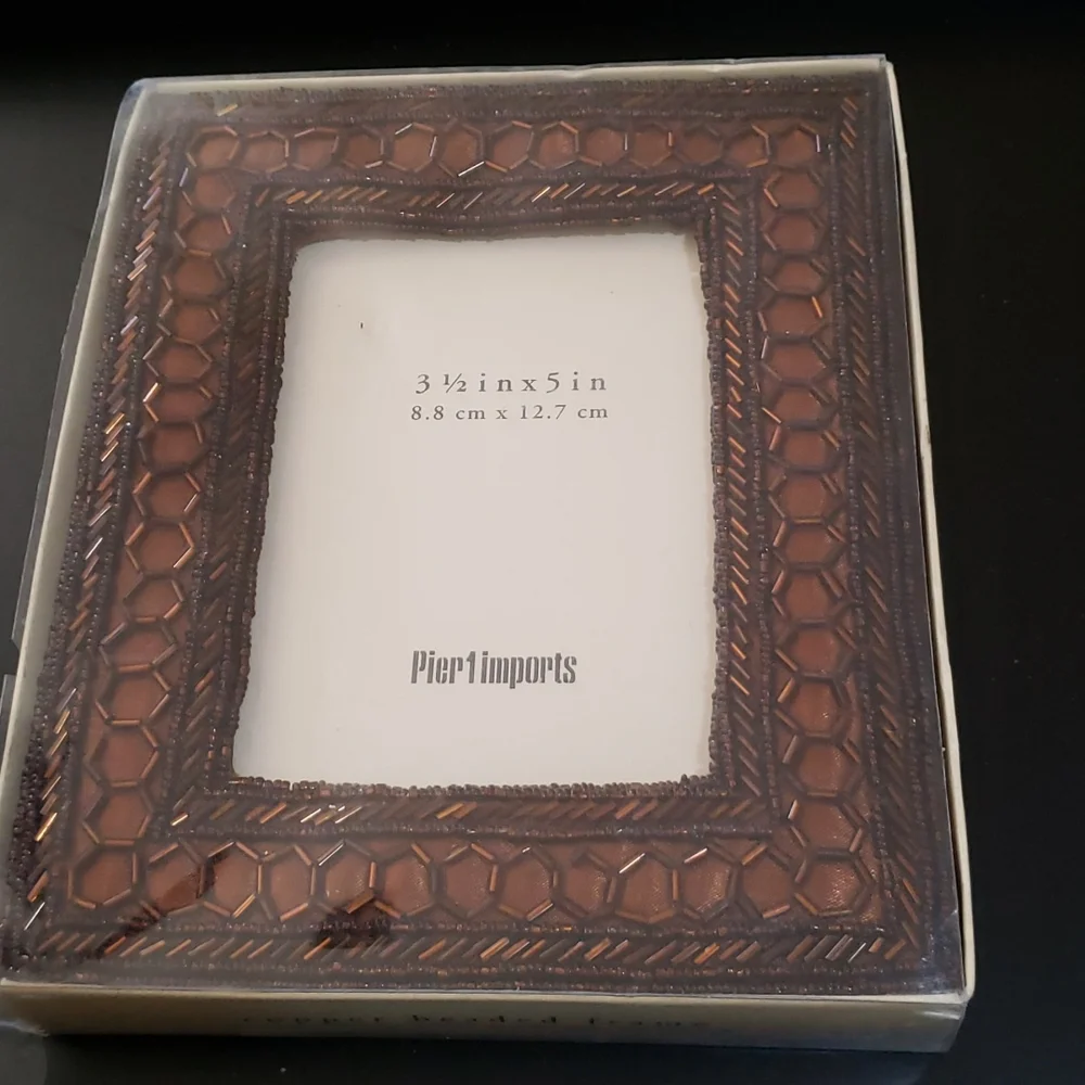 3/$20 NWT Pier 1 beaded frame